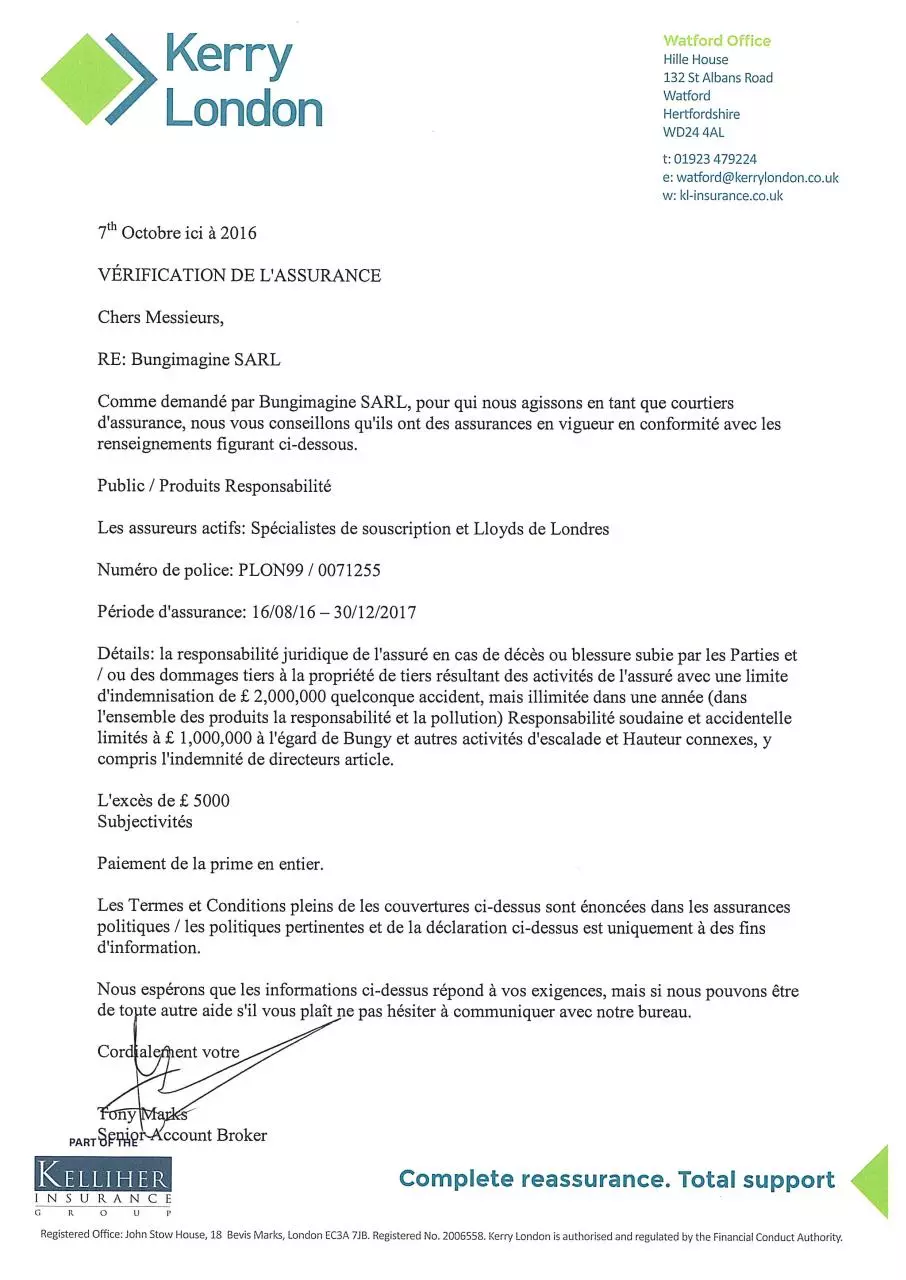 Page 1 of 1, Attestation assurance 2017