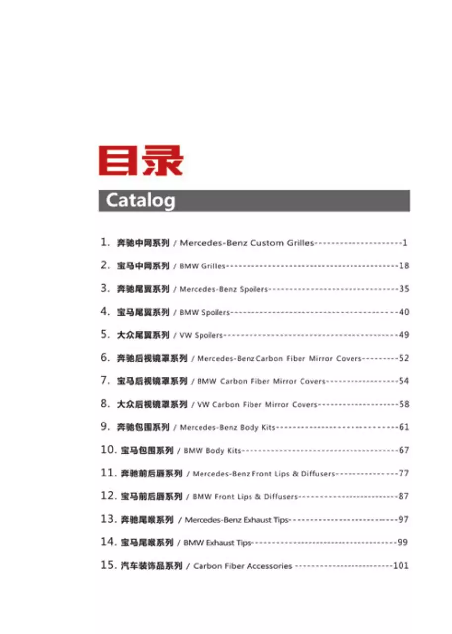 Page 4 of 106, Catalog Dongsai Car Styling