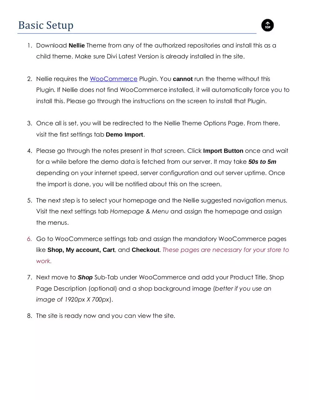 Page 2 of 46, DOCUMENTATION NELLIE 1.4