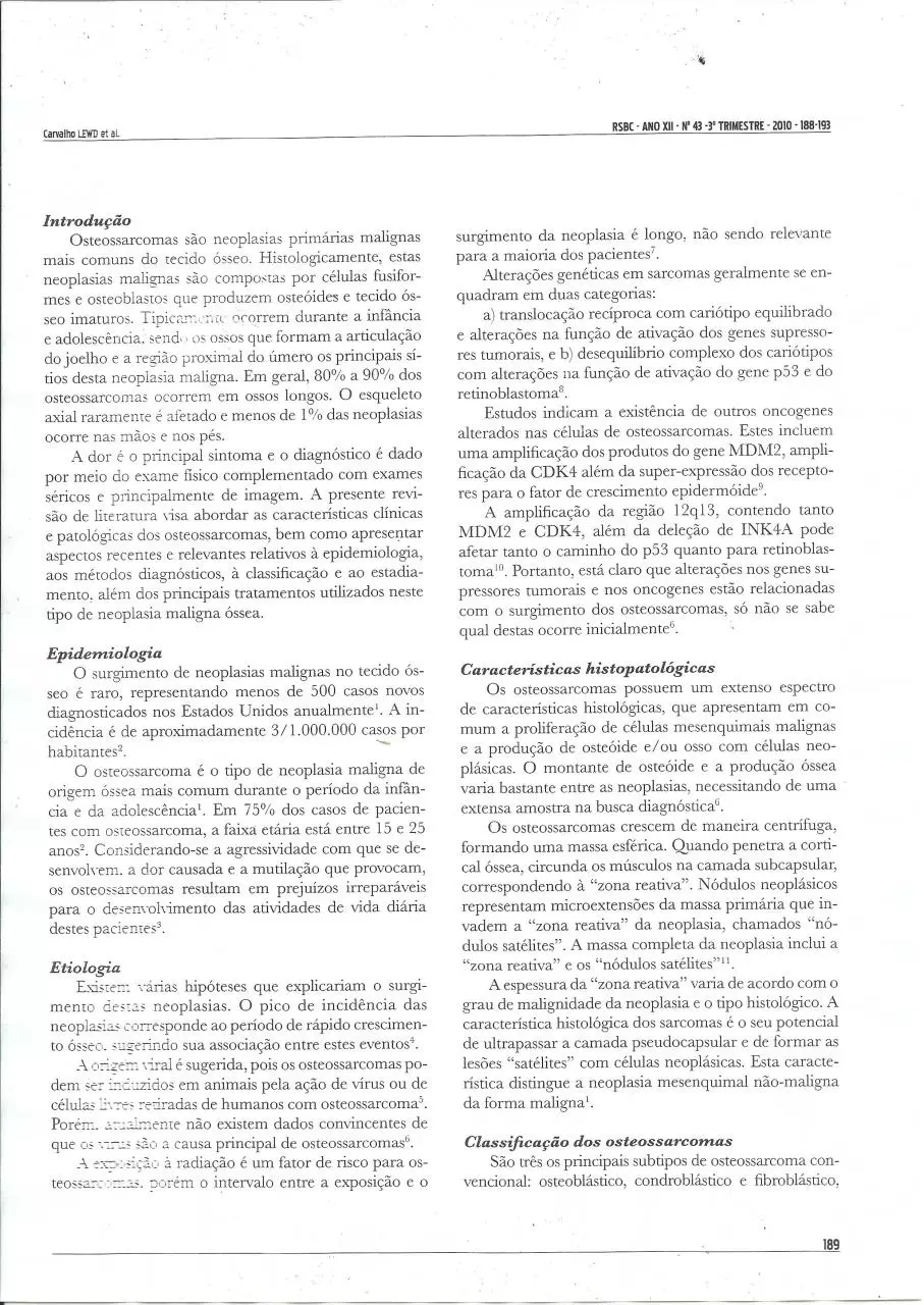 Page 2 of 6, Artigo Revista 43 Osteossarcomas
