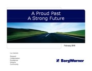 Page 1, BWA 10 1Q StrongFutureSlides