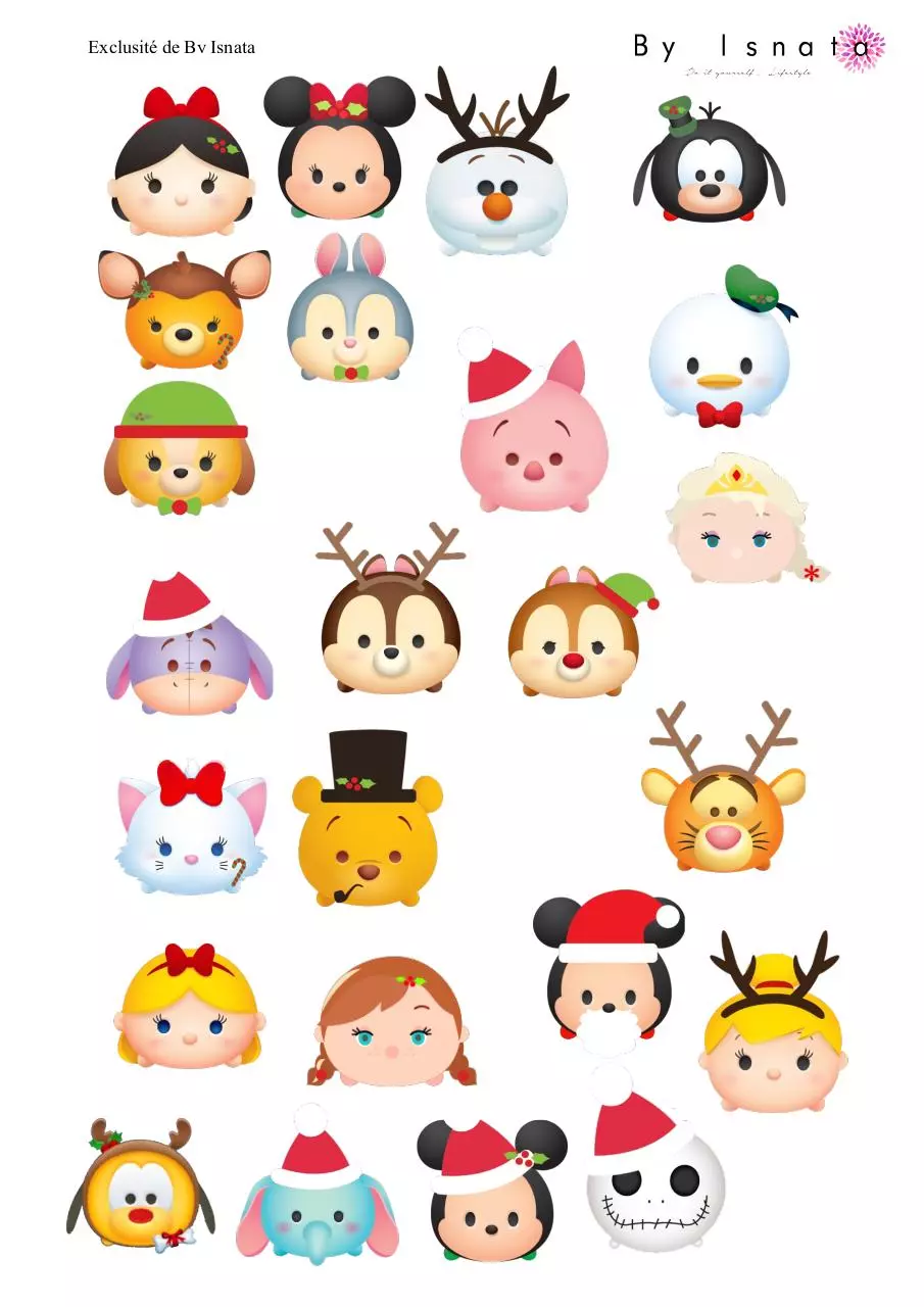 Document preview - TsumTsum-Christmas_By-Isnata.pdf - Page 1/1