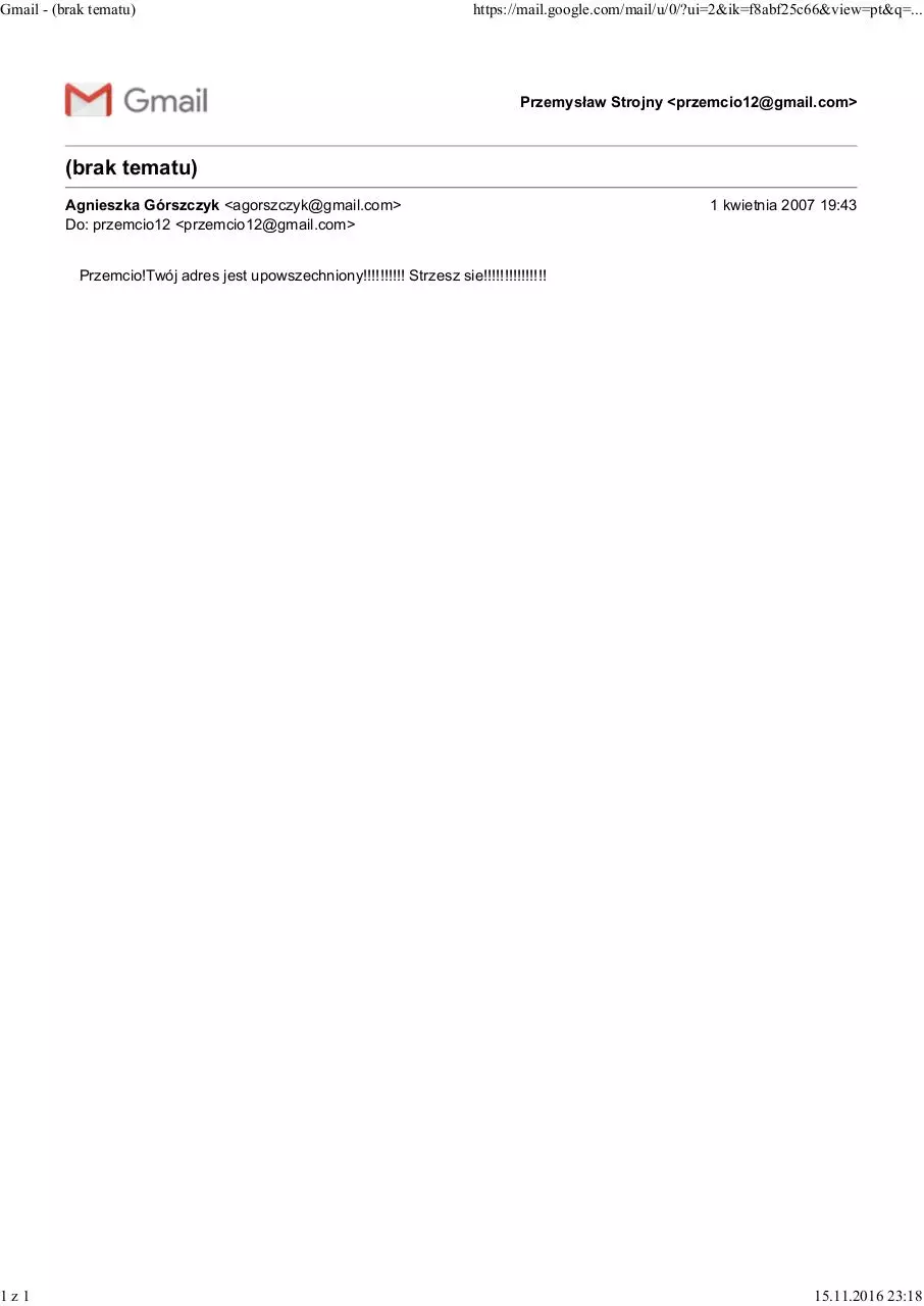 Page 1 of 1, AGA dodatek