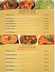 Page 3, Zayka Menu