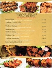 Page 5, Zayka Menu