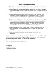 Page 2, Birth Application Form 1c 2016