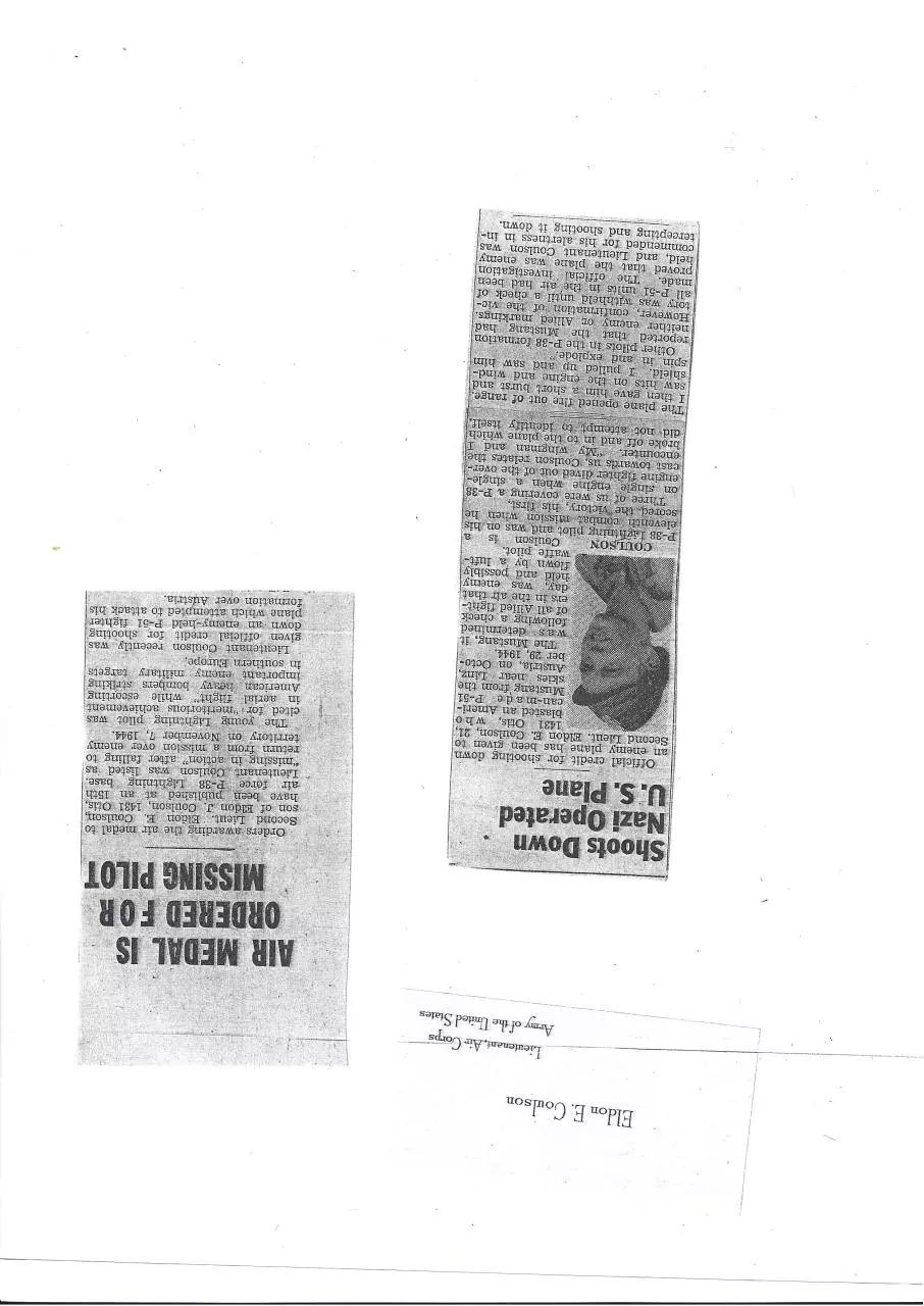 Page 1 of 6, EldonCoulson Army