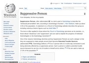 Page 1, en wikipedia org wiki Suppressive Person