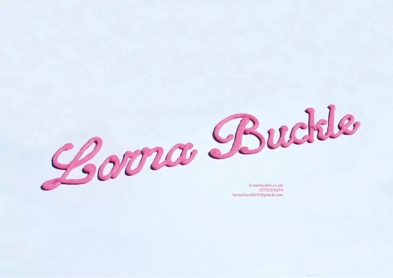Page 1 of 35, Lorna Buckle portfolio