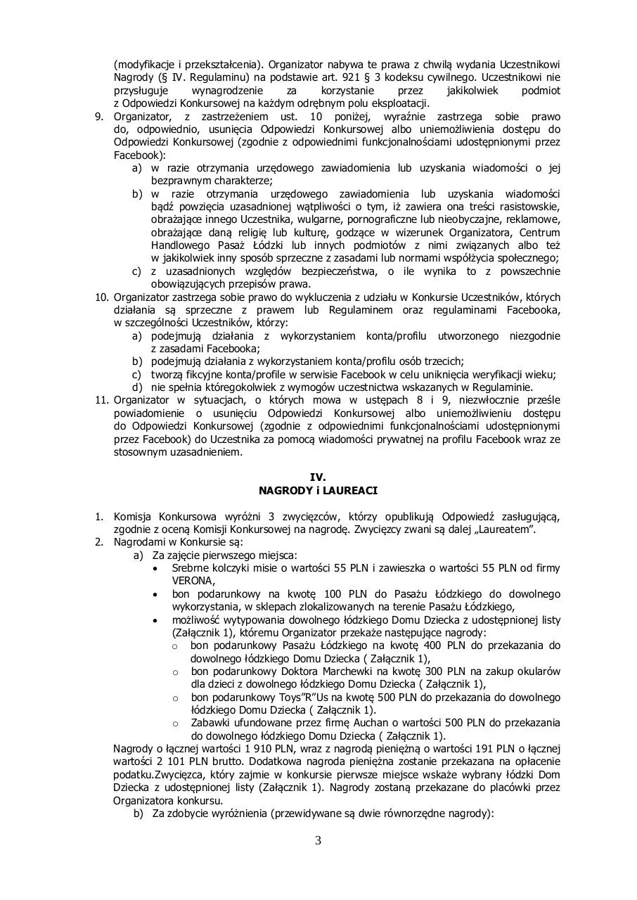 Page 3 of 8, Urodziny Pluszowego Misia regulamin