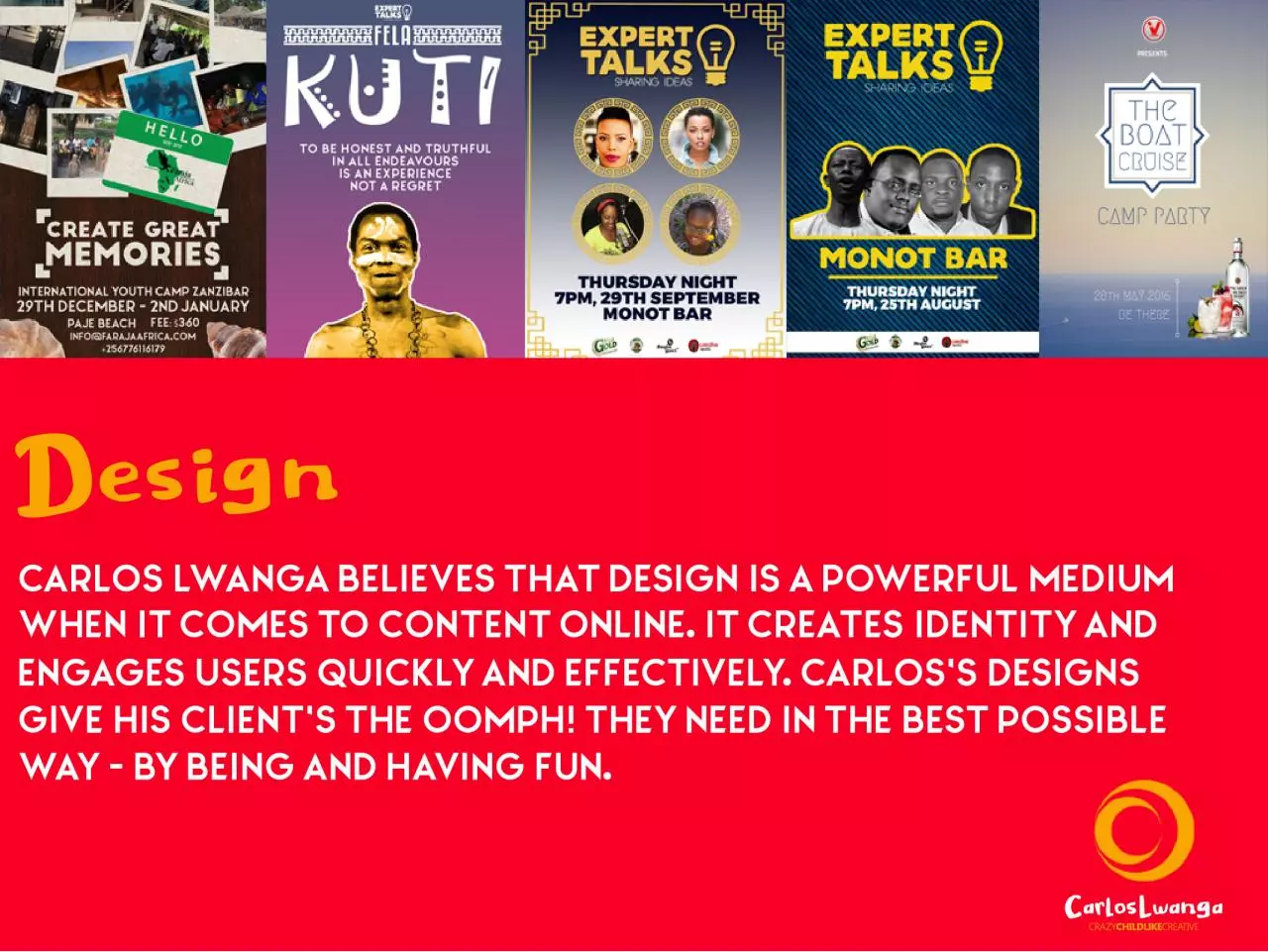 Page 5 of 7, Carlos Lwanga Creative Business Profile