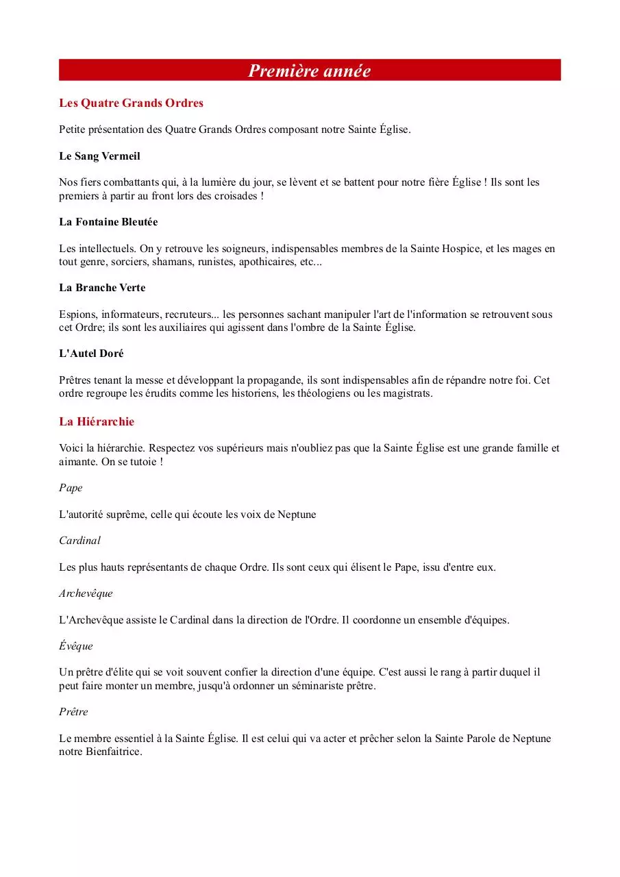 Page 1 of 4, 1 première année