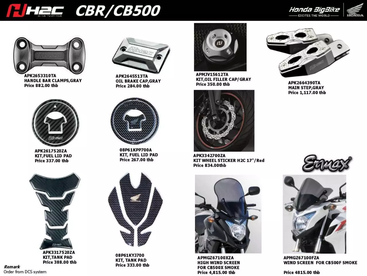 Page 5 of 42, Honda Thailand Big Bike Accessories