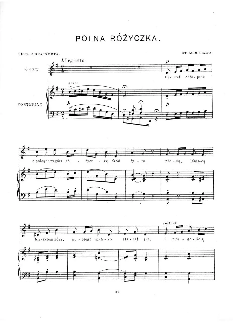 Page 1 of 4, Moniuszko Polna rozyczka