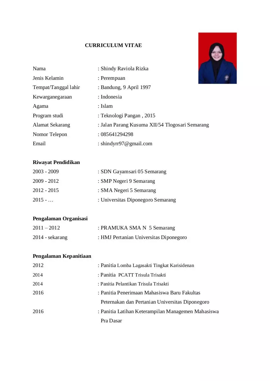 Document preview - SHINDY RAVIOLA RIZKA TEKNOLOGI PANGAN UNDIP.pdf - Page 1/1