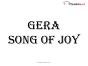 gera song of joy