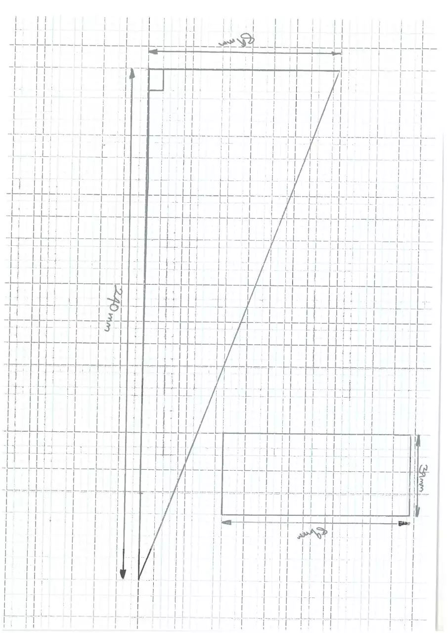 Page 1 of 1, Chock drawing