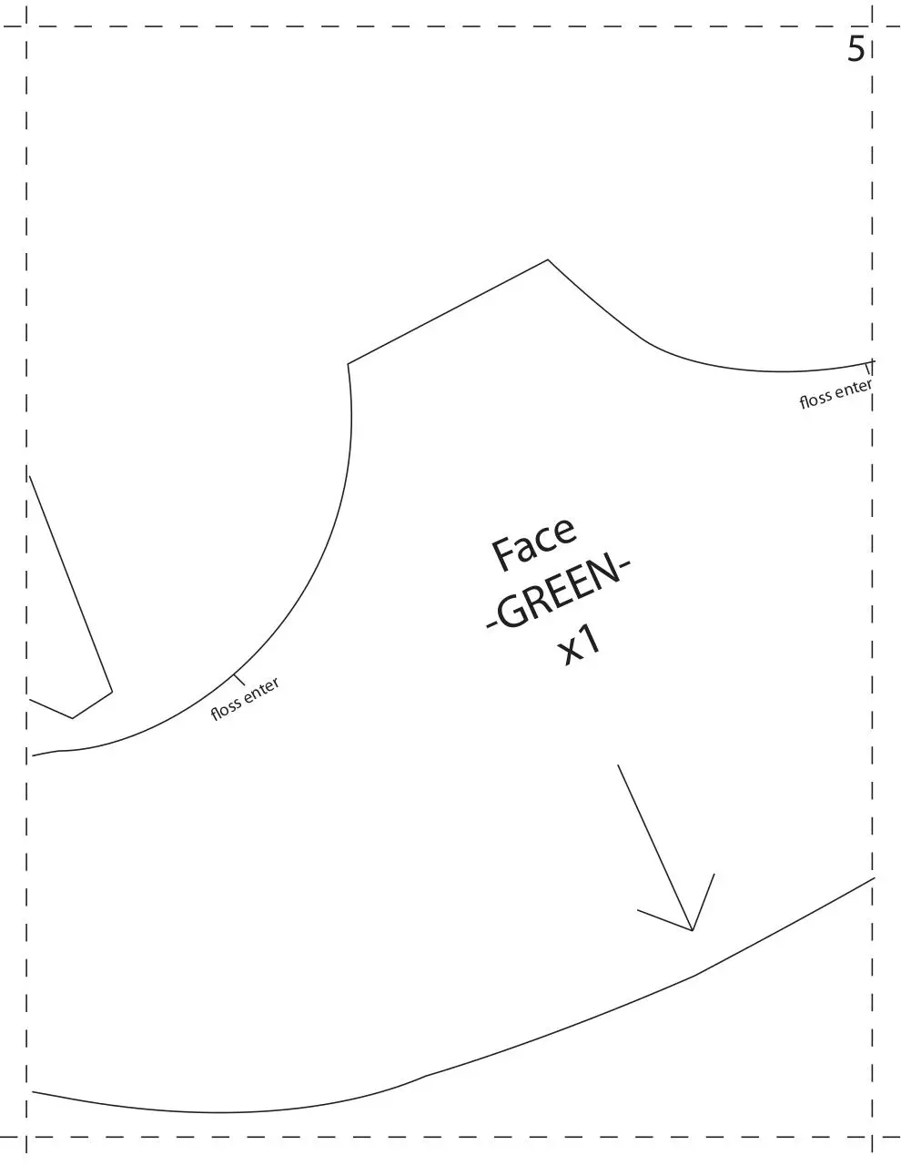 Page 5 of 14, frog pattern