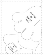 Page 1, frog pattern