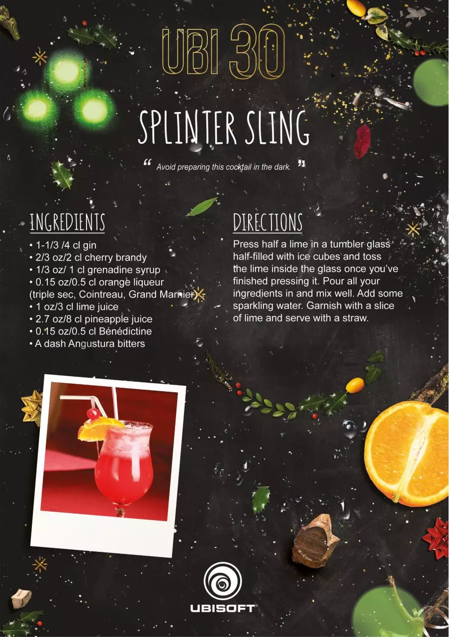 Page 1 of 1, UBI30 Cocktails recipes SC