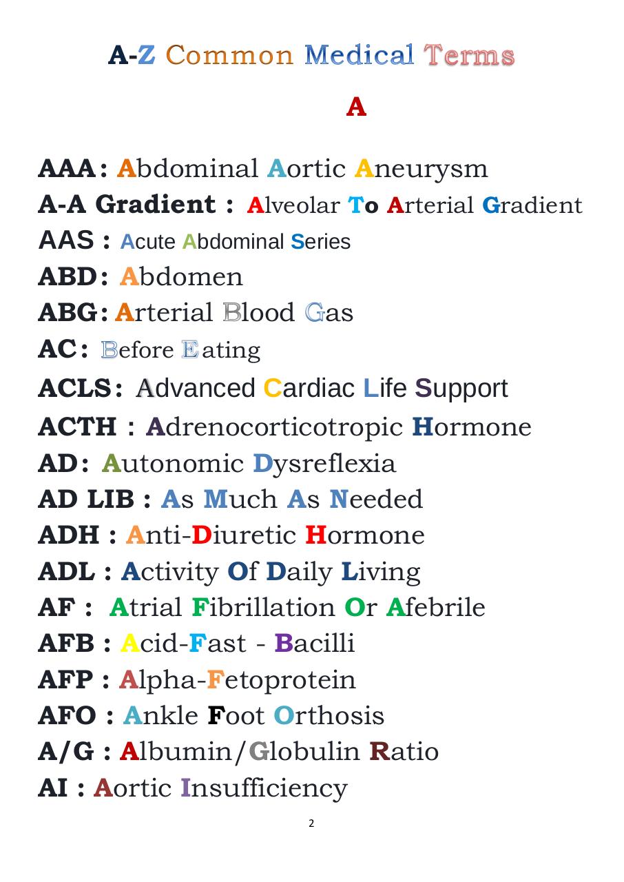 Common Medical Abbreviation .pdf - page 2/34