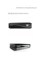 Page 1, DM 800 SE V2 HD Satellite Receiver