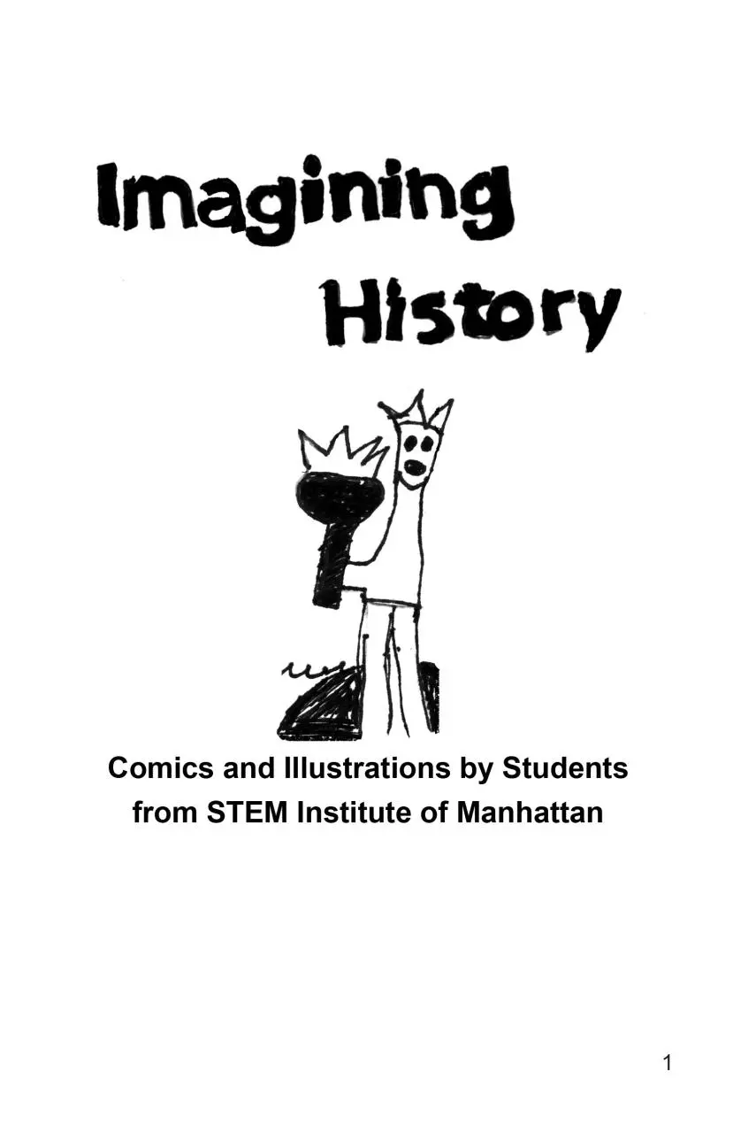 Page 2 of 57, Imagining History Zine