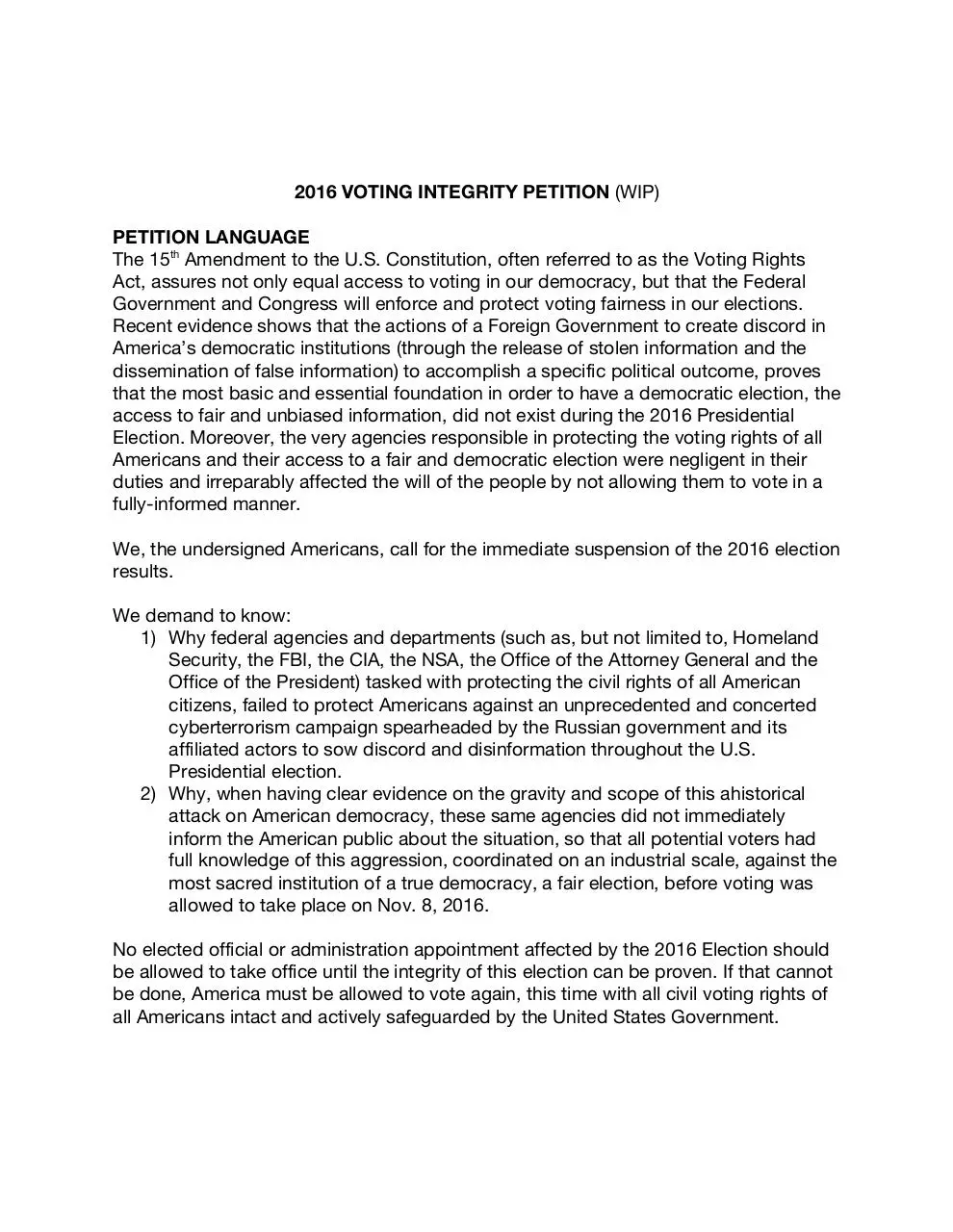 Document preview - 2016 VOTING PETITION (WiP).pdf - Page 1/1