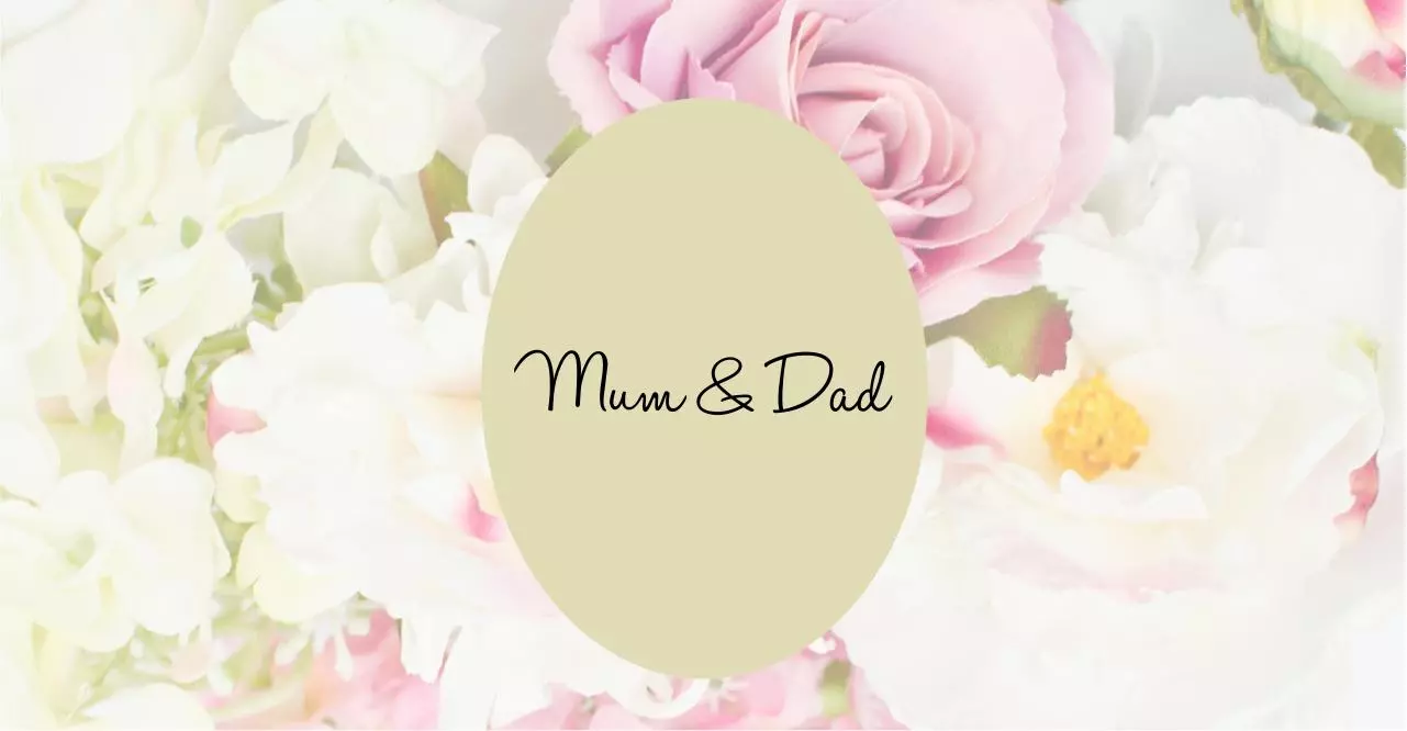 Document preview - Floral Mum and Dad Label.pdf - Page 1/1
