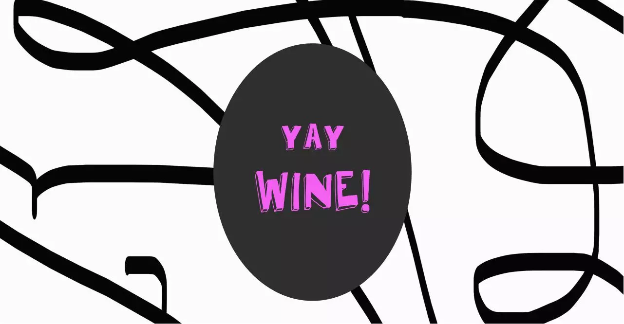 Document preview - Yay Wine Label Pink.pdf - Page 1/1