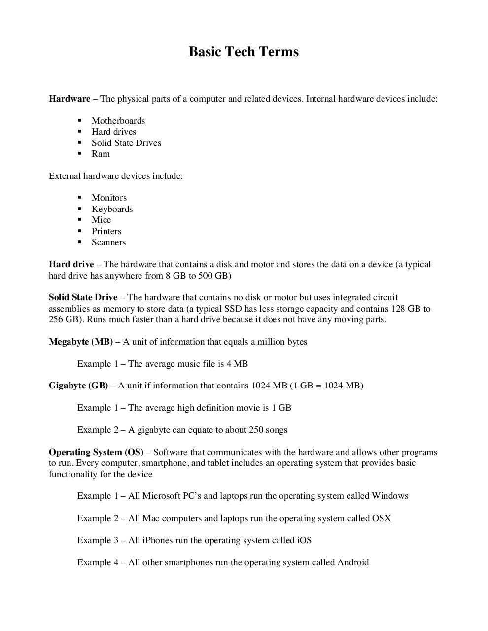 Document preview Basic Tech Terms.pdf - page 1/3