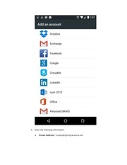 Page 4, Android Nexus Set up guide UA