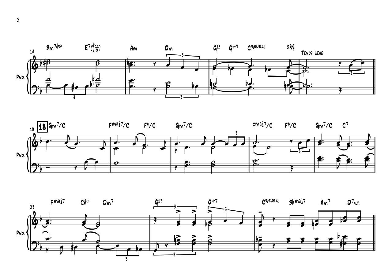 Document preview For My Lady - Piano Sketch.pdf - page 2/3