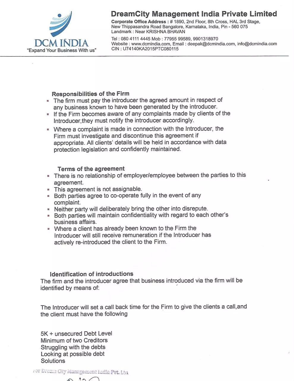 Page 2 of 3, Debt Rec Process MOU Aves