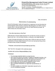 Page 1, Debt Rec Process MOU Aves