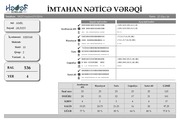 Page 4, 2 ci qrup üçün nÉ™ticÉ™ vÉ™rÉ™qi (açÄ±q test)