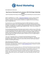 Page 1, 2016 Scholarship Winner Press Release