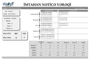 Page 3, 3 cü qrup üçün nÉ™ticÉ™ vÉ™rÉ™qi (açÄ±q test)