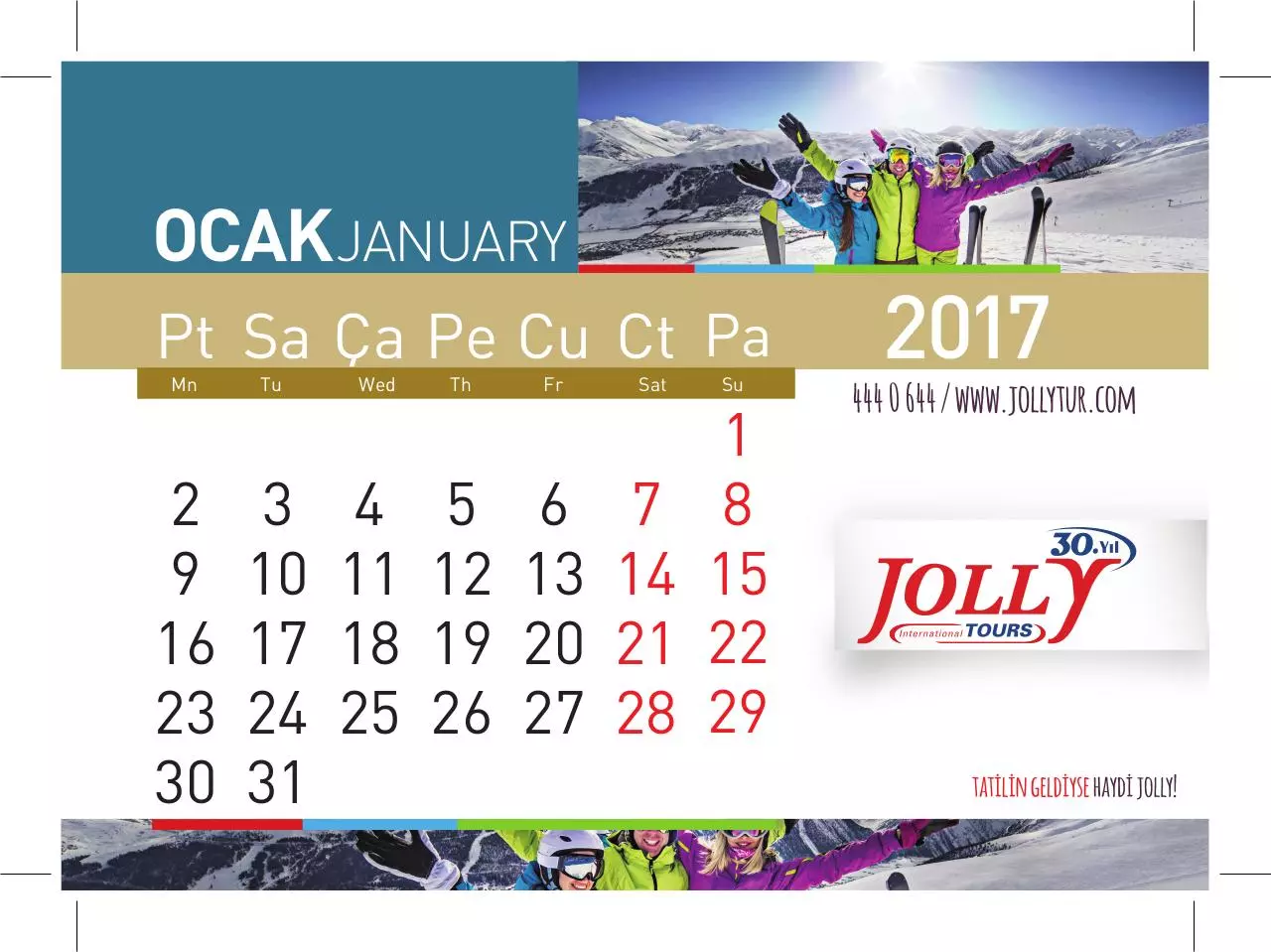 Page 4 of 27, jollytur MasaTakvimi 2017