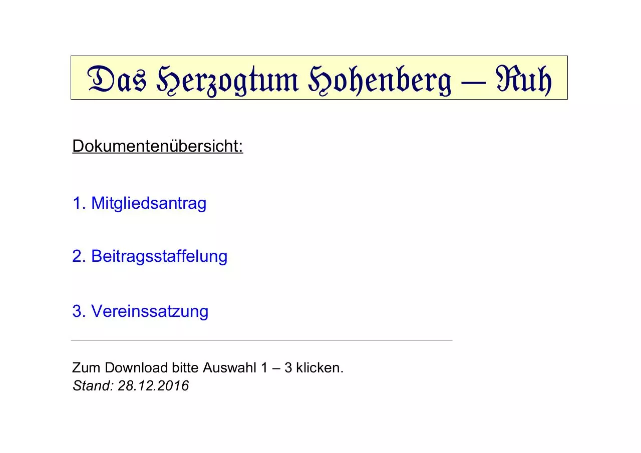 Page 1 of 1, Hohenberg Verteiler