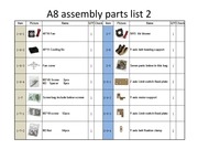 Page 4, A8 3D Printer Installation Instructions 2016 6 30
