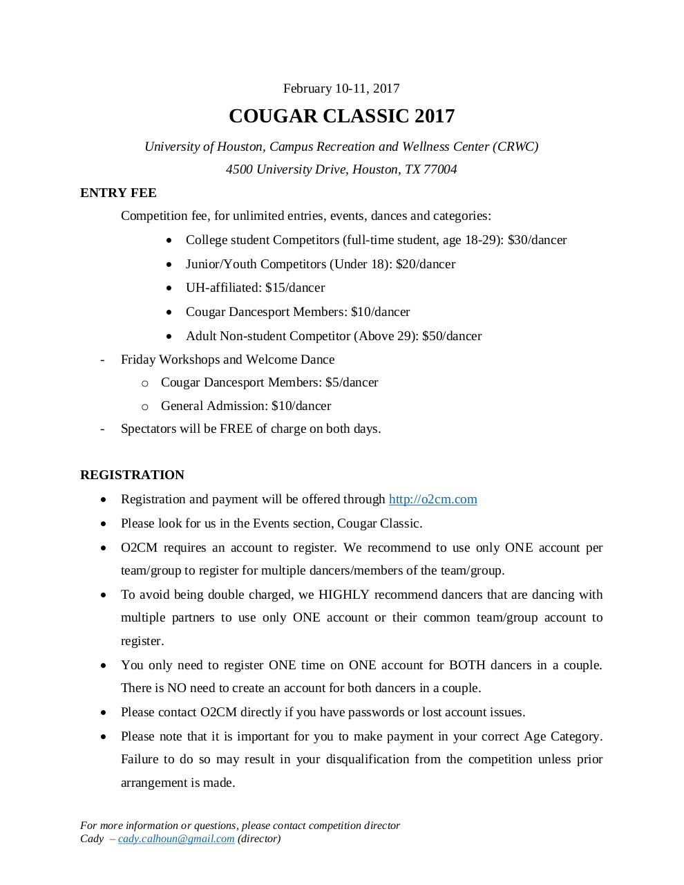 Cougar Classic 2017 Rulesbook.pdf - page 1/7