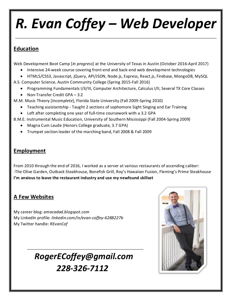 Document preview REvanCoffeyResume.pdf - page 1/1
