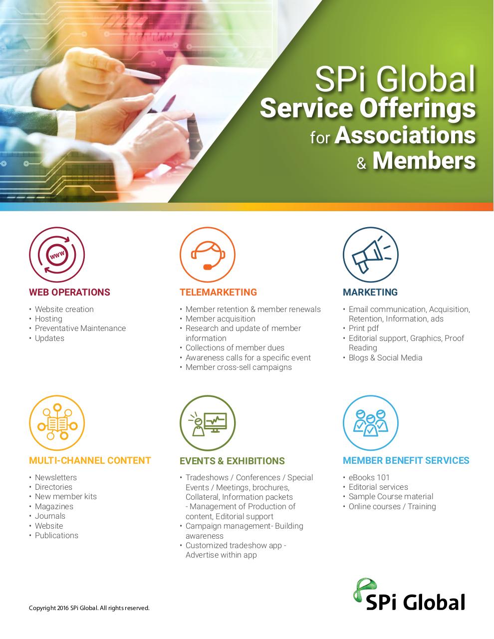 Document preview SPi Global Service Offerings for Associations and Members.pdf - page 1/2