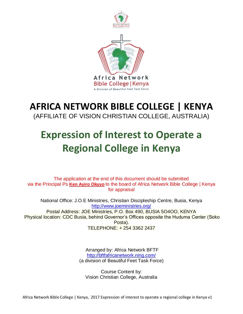 Expression of Interest for Regional College Kenya FINAL.pdf - page 1/9