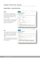 Page 3, Dealer CMS User Guide 2016