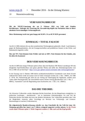 Page 1, Die Mutter aller Schweizer Verfassungsbrueche am 06.10.1989