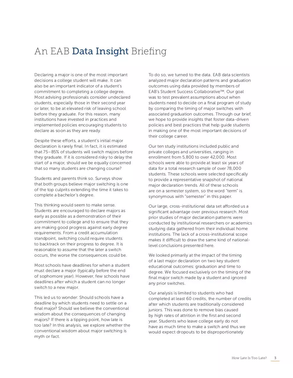 Page 3 of 10, EAB Major Switching Myths and Facts