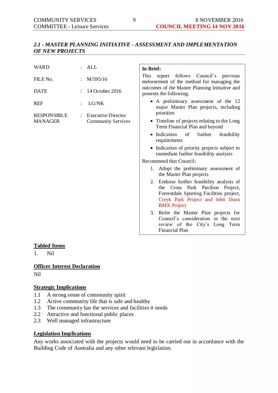 Page 1 of 11, Partial minutes comm serv 8 11 16