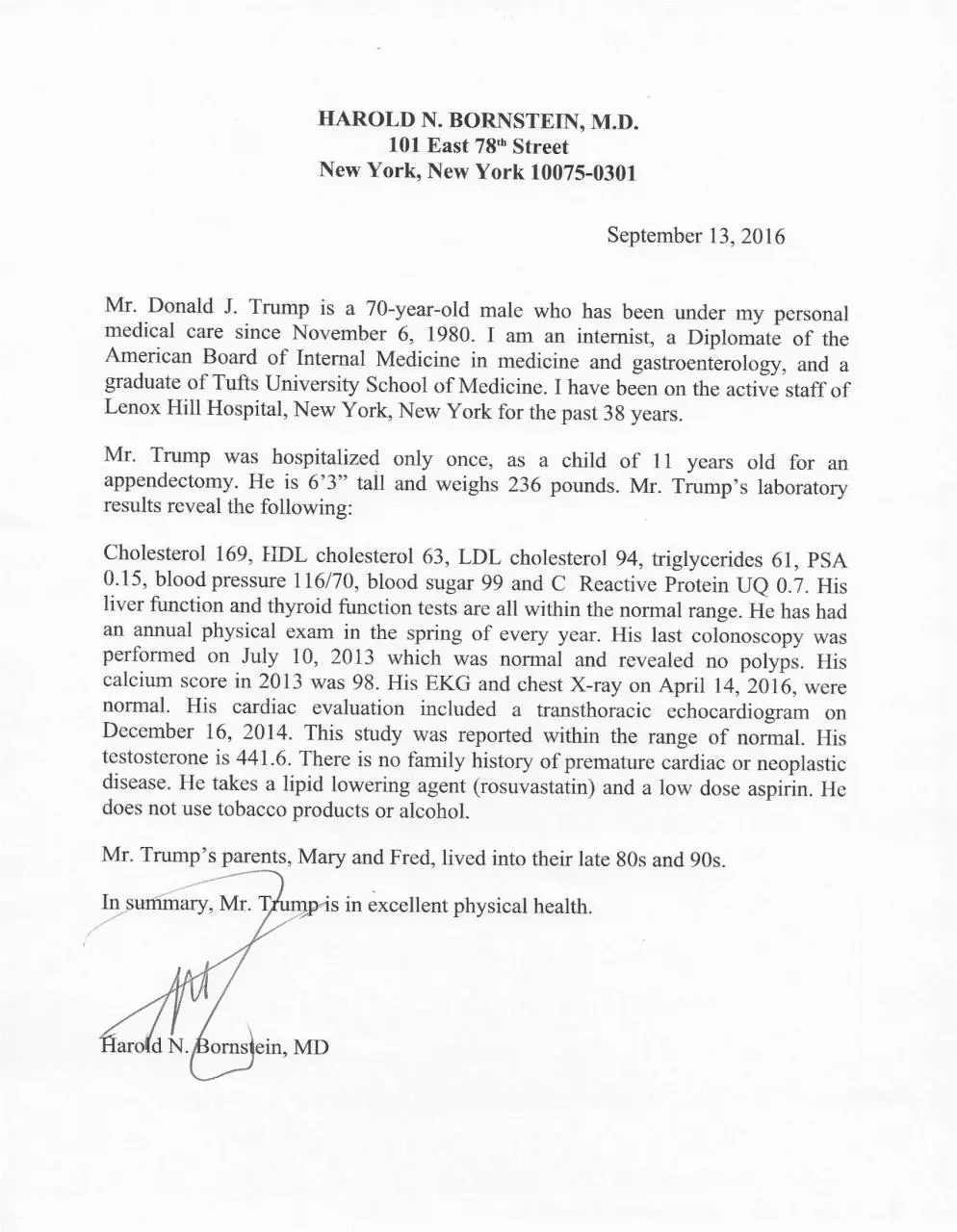 Page 2 of 2, Trump Medical